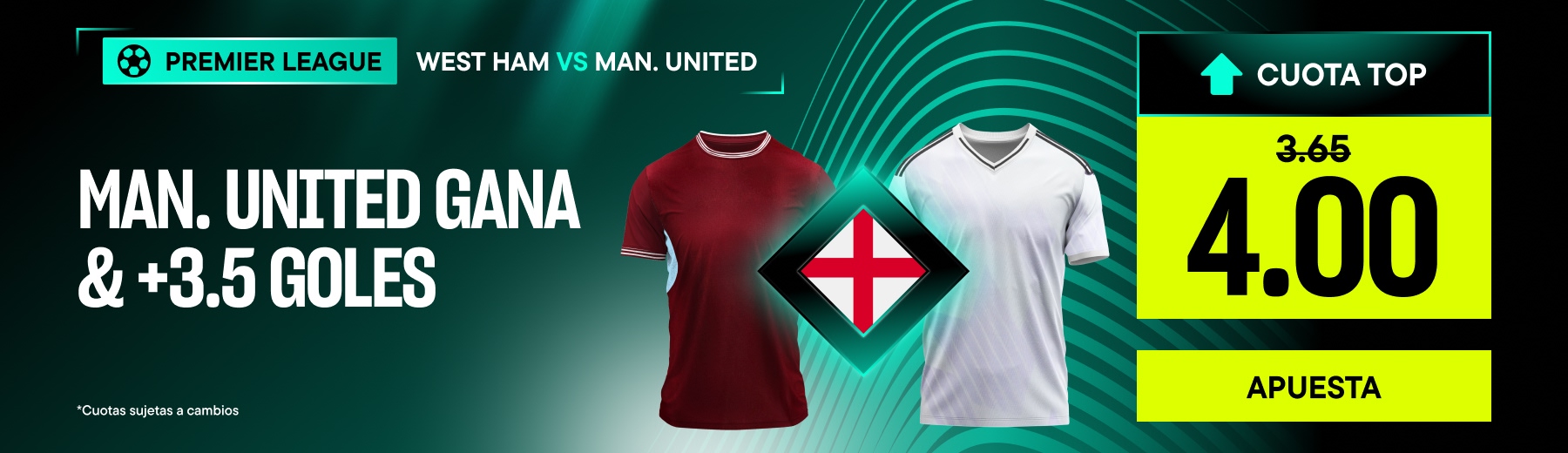 Apuestas deportivas en Versus mostrando un partido de fútbol