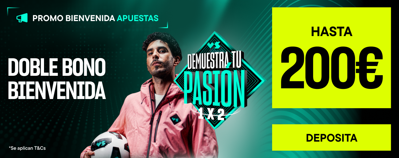 Interfaz móvil de Versus mostrando opciones de apuestas